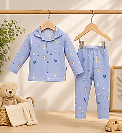 Zoo Düğmeli Pijama Takımı