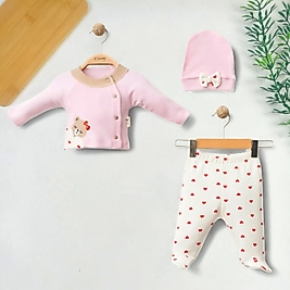 Miss Bear Love 3 Parça Takım