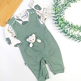 Ayıcık Oyuncaklı Salopet Takım