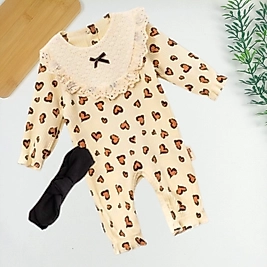 Dantel Detaylı Saç Bantlı Tulum