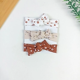 Ekru Daisy 3'lü Saç Bandı