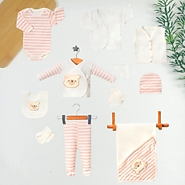 Kedi Nakışlı 11 Parça Hastane Çıkışı Seti