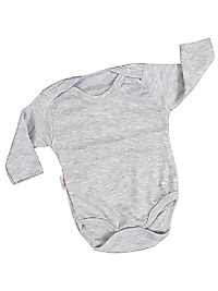 Nayinom Uzun Kol Çıtçıtlı Badi / Gri