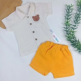 Bear Gömlekli Müslin Takım