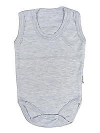 Askılı Düz Badi - Gri