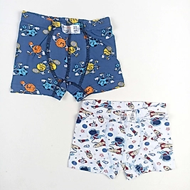 Emprime Desen Erkek Boxer / 2'li Set