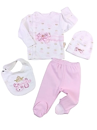 Prenses 5 Parça Yeni Doğan Seti