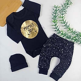 Annesinin Oğlu 3 Parça Penye Takım