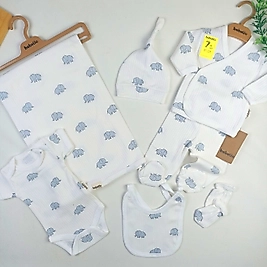 Elephant Raporlu Kumaş 7 Parça Hastane Çıkışı