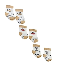 3 PARÇA YENİ DOĞAN ÇORAP SETİ - DENİZCİ