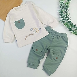 Uçak Düğme Detaylı Takım