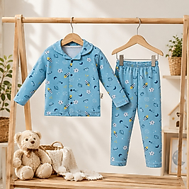 Space Düğmeli Pijama Takımı