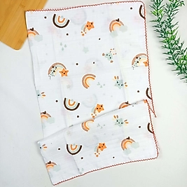 Kuyruklu Yıldız Müslin Kundak / Tek Katlı / 80 x 90 cm