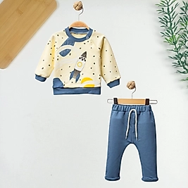 Space Baskılı 2 İp Takım