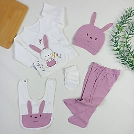 Rabbit 5 Parça Yenidoğan Takımı