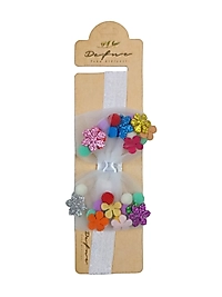 Dantelli Yıldız Saç Bandı / 0-6 Ay