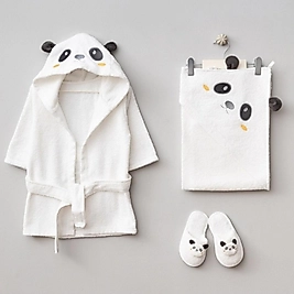 Panda Havlu & Bornoz Seti / 0-2 Yaş