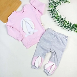 Tavşan Desen Penye Mevsimlik Takım