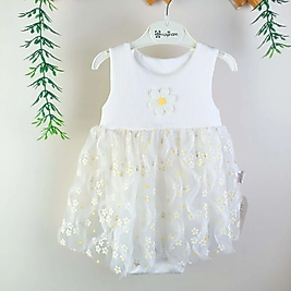 Papatya Çıtçıtlı Badili Elbise