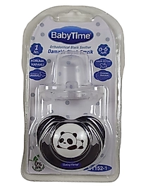 Babytime Damaklı Siyah Emzik / No:1