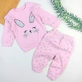 Kitty Çiçek Desen Takım