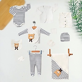 Bear Nakışlı 11 Parça Hastane Çıkışı Seti