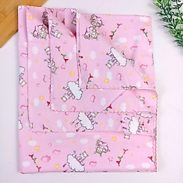 Bulut Desen Pazen Battaniye / Çift Katlı / 80x90 cm