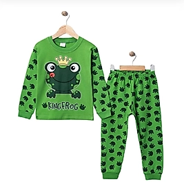 Kurbağa Desen Pijama Takımı