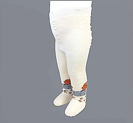 Poppy Havlulu Kalın Külotlu Çorap / Kışlık