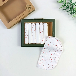 Yıldız Organic Bebek Mendili / 7'li Set / 24 x 24 cm