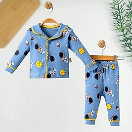 Space Düğmeli Pijama Takımı