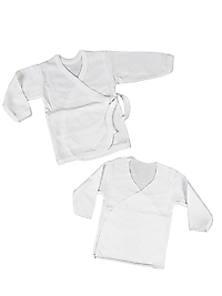 2 Parça İç Zıbın Seti - Beyaz