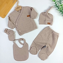 Petek Organic 5 Parça Yeni Doğan Takımı