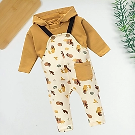 Kapüşonlu Cepli Salopet