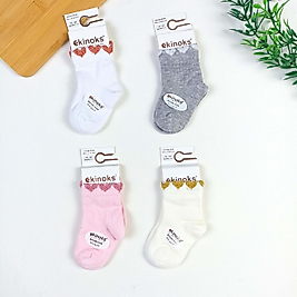 Kalp Dikişsiz Çorap / 0-1 Yaş