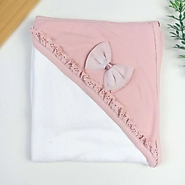 Fiyonk Kapüşonlu Havlu / 80x85 cm / Çift Katlı