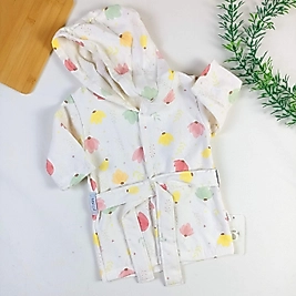 Flower Müslin Bornoz