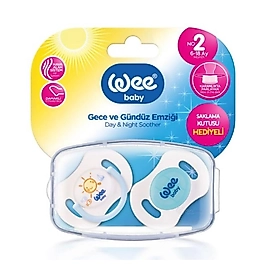 Wee 2'li Gece Gündüz Damaklı Emzik / No:2