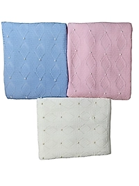 İnci Triko Battaniye / Penye Astarlı / Elyaflı