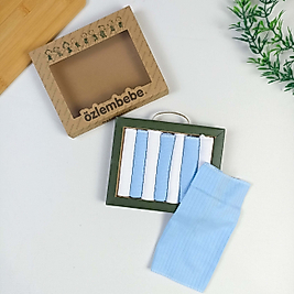 Organic Bebek Mendili / 7'li Set / 24 x 24 cm