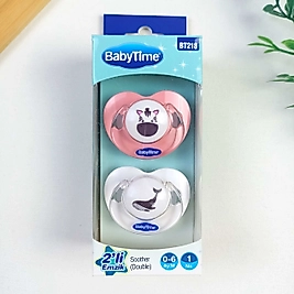 Babytime 2'li Damaklı Emzik Seti / No:1
