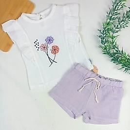 Menekşe Müslin Takım