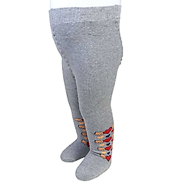 Kalp Havlulu Kalın Külotlu Çorap / Kışlık