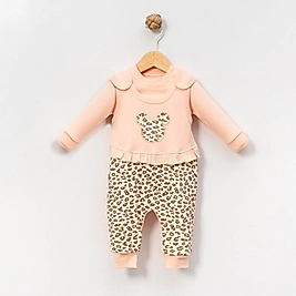 Leopar Desen Penye Salopet