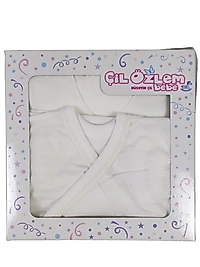 5 Parça İç Zıbın Seti - Krem