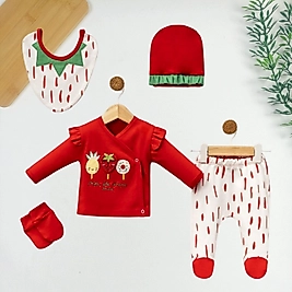 Çilek 5 Parça Yeni Doğan Takımı