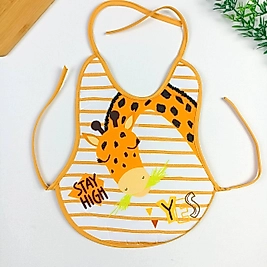 Zürafa Desen Bağlamalı Armut Önlük