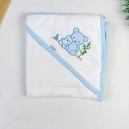 Bear Kapüşonlu Havlu / 80x85 / Çift Katlı