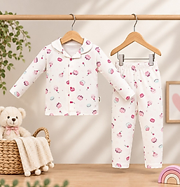 Donut Düğmeli Pijama Takımı