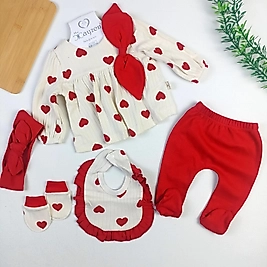 Kalpli 5 Parça Yenidoğan Seti